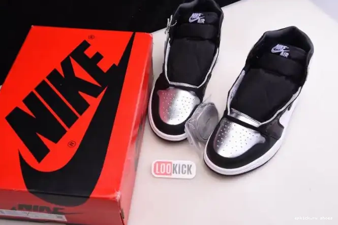 Rep HIGH TOE 1 AIR CD0461-001 OG JORDAN WMNS SILVER 0603